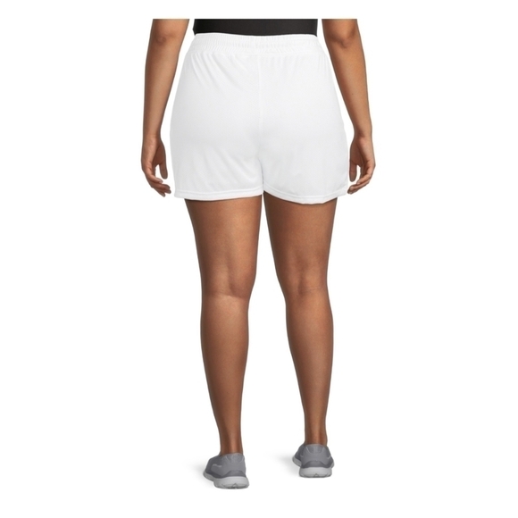 𝅺ATHLETIC Works Plus Size Mesh Shorts‎ In White Size XXXL 22 New - Picture 2 of 7